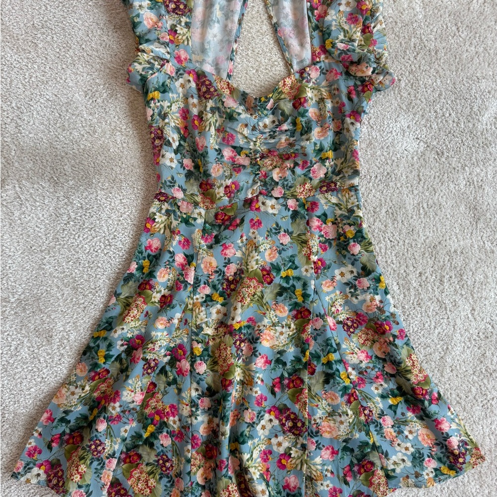 Zara Floral Mini Dress - Multicolor